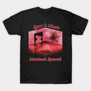 Igor & More Tarantula Liminal Spaces Red T-Shirt